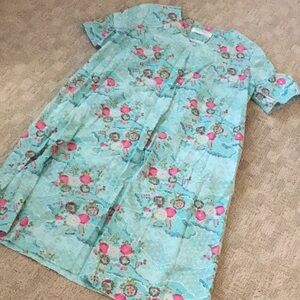 Ann Simper Aqua color dress w/pockets Size OS